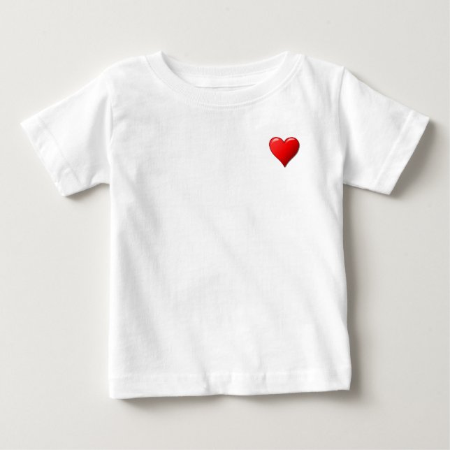 T-shirt Pour Bébé Love Shirt (Devant)