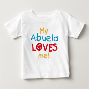 T-shirt Pour Bébé LOVESMEabuela