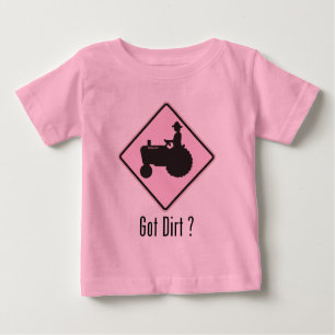 T-shirt Pour Bébé Lt obtenu Pink de tracteur de saleté
