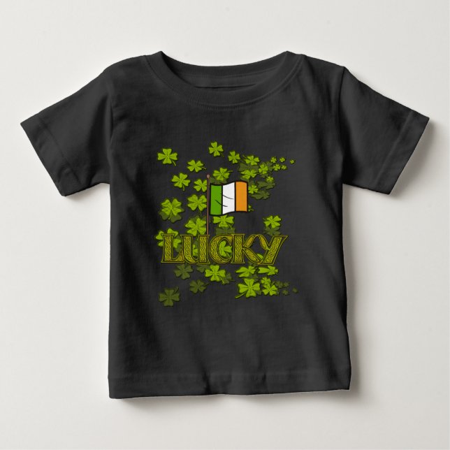 T-shirt Pour Bébé Luck of the Irish (Devant)