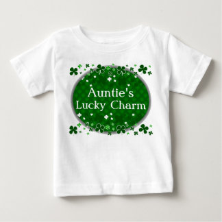 T-shirt Pour Bébé Lucky Charm, bébé de tante du jour de St Patrick