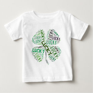 T-shirt Pour Bébé Lucky Clover Word