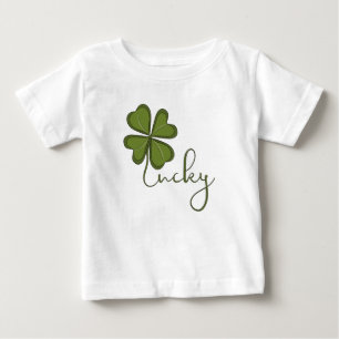 T-shirt Pour Bébé Lucky Four Leaf Clover