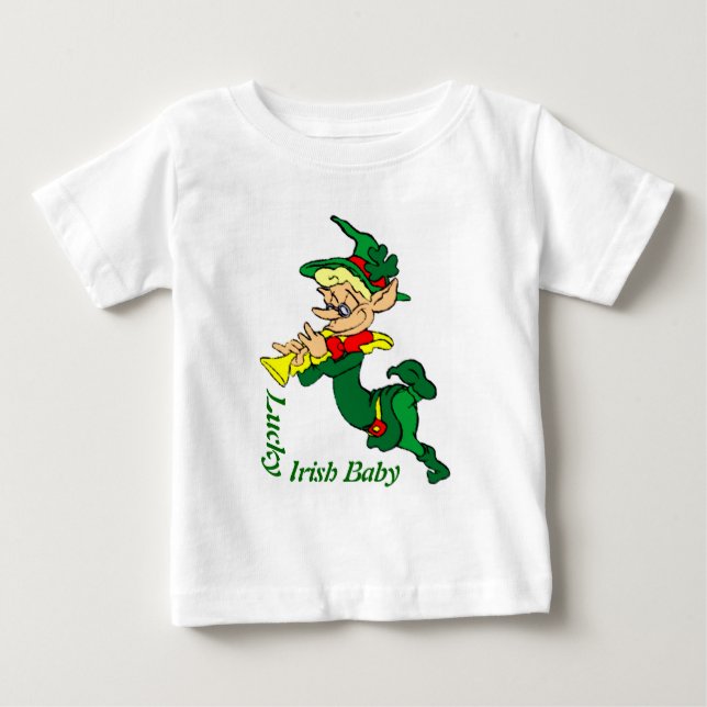 T-shirt Pour Bébé Lucky Irish Baby (Devant)