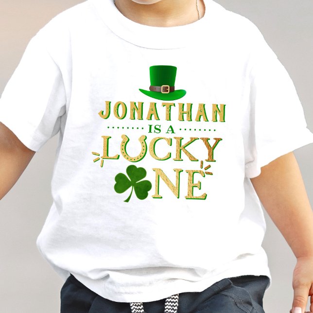 T-shirt Pour Bébé Lucky One 1er anniversaire (Créateur téléchargé)