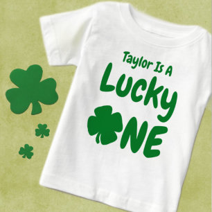 T-shirt Pour Bébé Lucky One St Patrick's Day 1er anniversaire