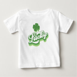 T-shirt Pour Bébé Lucky Shamrock St Patrick's Day Irish