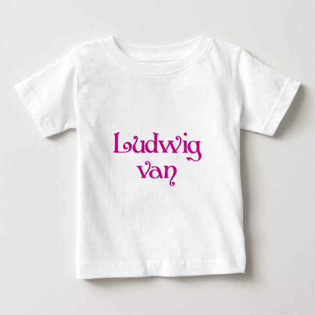 T-shirt Pour Bébé Ludwig van (Devant)