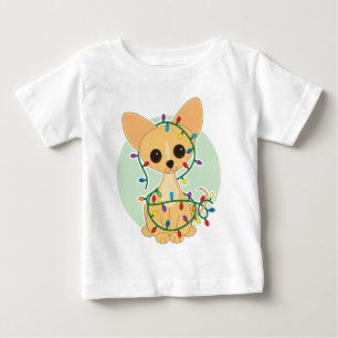 T-shirt Pour Bébé Lumières de chiwawa
