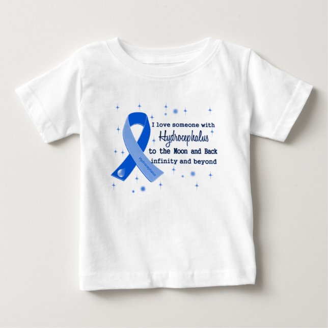 T-shirt Pour Bébé lune et dos (Devant)