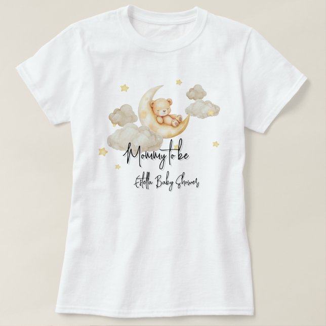 T-Shirt Pour Bébé Lune Maman Future Maman (Créateur téléchargé)
