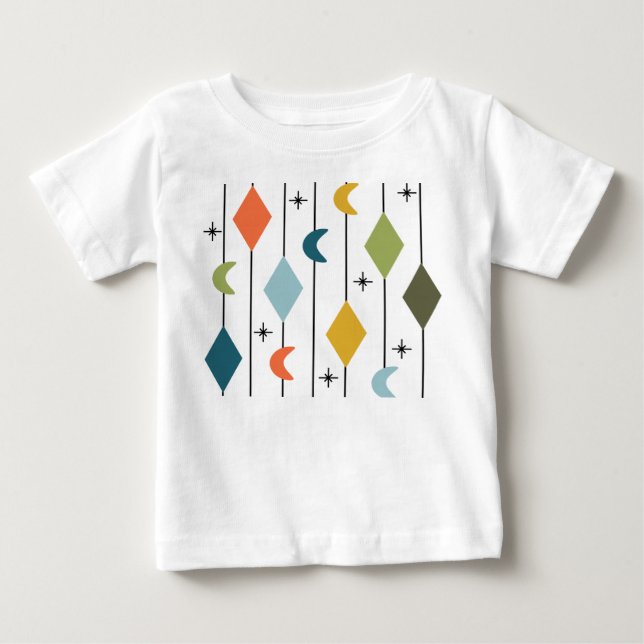 T-shirt Pour Bébé Lunes de diamant (Devant)