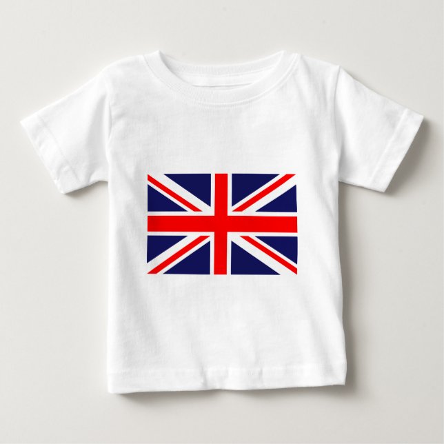 T-shirt Pour Bébé L'Union Jack classique (Devant)