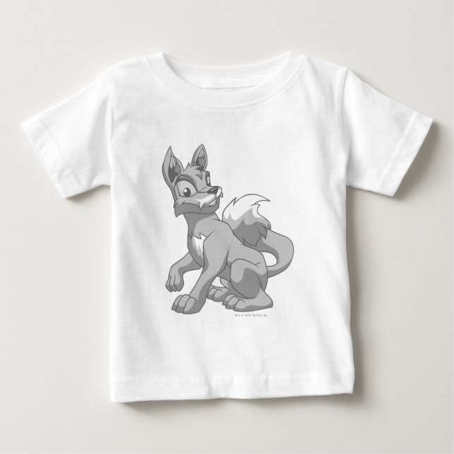 T-shirt Pour Bébé Lupe Silver (Devant)