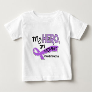 T-shirt Pour Bébé Lymphogranulomatose maligne MON HÉROS MA MAMAN 42