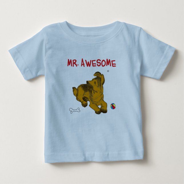 T-shirt Pour Bébé M. Awesome Infant Shirt (Devant)