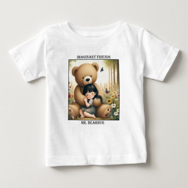 T-shirt Pour Bébé M. Bearhug (Devant)