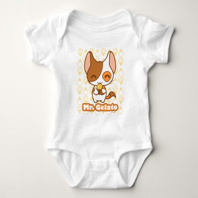 T-shirt Pour Bébé M. Gelato (Devant)