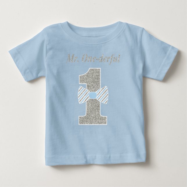 T-shirt Pour Bébé M. ONE-derful Toddler T-shirt, M. Onederful (Devant)