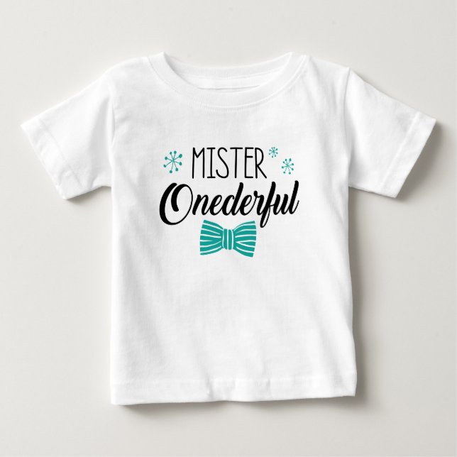 T-shirt Pour Bébé M. Onederful Party Shirt (Devant)