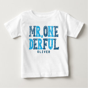 T-shirt Pour Bébé M. Onederful Premier Anniversaire Bodysuit bébé