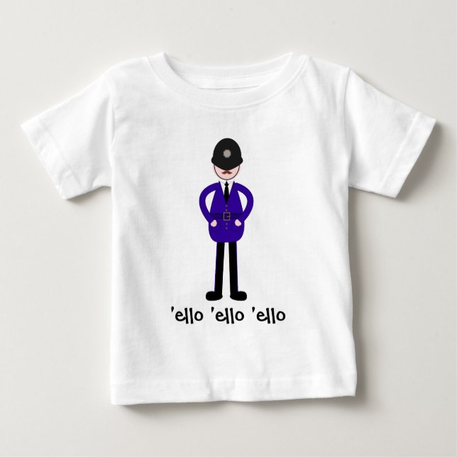 T-shirt Pour Bébé M. Plod The Policeman (Devant)
