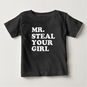 T-shirt Pour Bébé M. Steal Your Girl drôle petit-shirt garçon