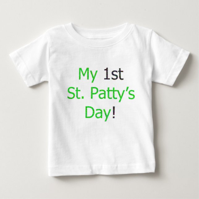 T-shirt Pour Bébé Ma 1ère Saint-Patty's Day ! (Devant)