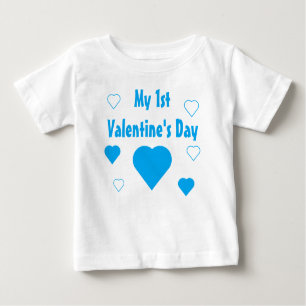 T-shirt Pour Bébé Ma 1ère Saint Valentin