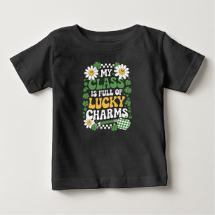 T-shirt Pour Bébé Ma classe est pleine de charmes chanceux St Patric