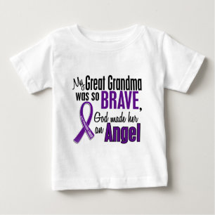 T-shirt Pour Bébé Ma grande grand-maman est un Cancer pancréatique
