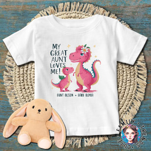 T-shirt Pour Bébé Ma Grande Tante M'Aime