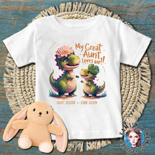 T-shirt Pour Bébé Ma Grande Tante M'Aime