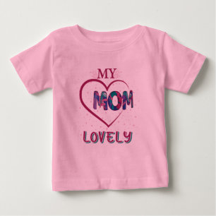 T-shirt Pour Bébé Ma jolie maman