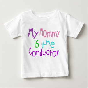 T-shirt Pour Bébé Ma maman est le chef d'orchestre