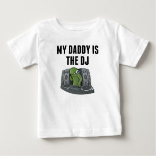 T-shirt Pour Bébé Ma maman est le DJ