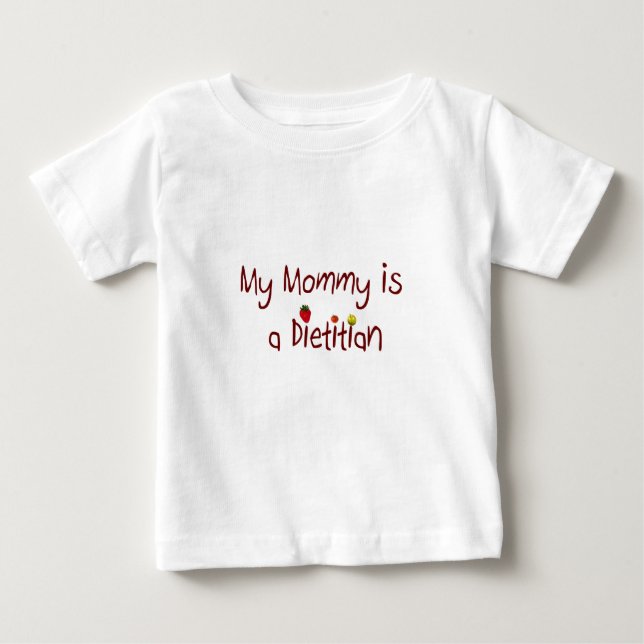 T-shirt Pour Bébé Ma maman est un bébé principal Longue Manche Bébé  (Devant)