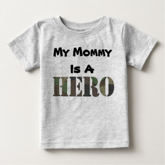 T-shirt Pour Bébé Ma Maman Est Un Héros
