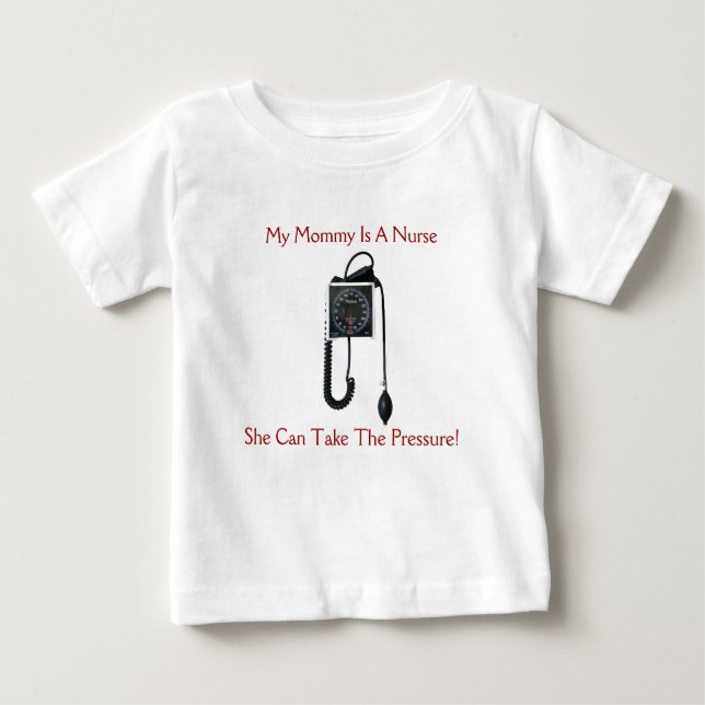 T-shirt Pour Bébé Ma maman est une chemise de nourrisson (Devant)