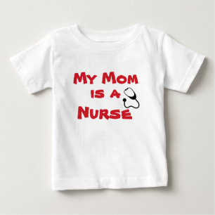 T-shirt Pour Bébé Ma maman est une combinaison rouge blanche de tutu