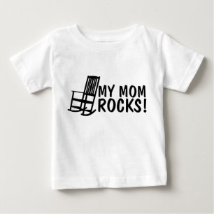 T-shirt Pour Bébé Ma maman Rocks