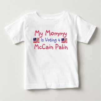 T-shirt Pour Bébé Ma maman vote 4 McCain Palin