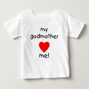 T-shirt Pour Bébé Ma marraine m'aime