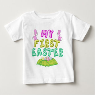 T-shirt Pour Bébé Ma première fille de Pâques