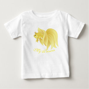 T-shirt Pour Bébé Ma Princesse Poisson Doré