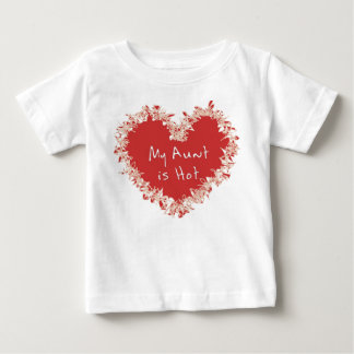 T-shirt Pour Bébé Ma tante est chaude