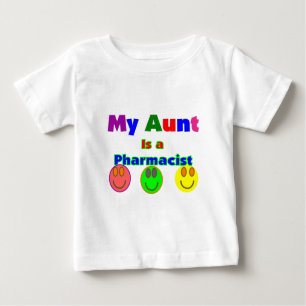 T-shirt Pour Bébé "Ma tante est pharmacienne" Cadeaux pour enfants