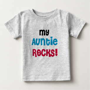 T-shirt Pour Bébé Ma tante Rocks