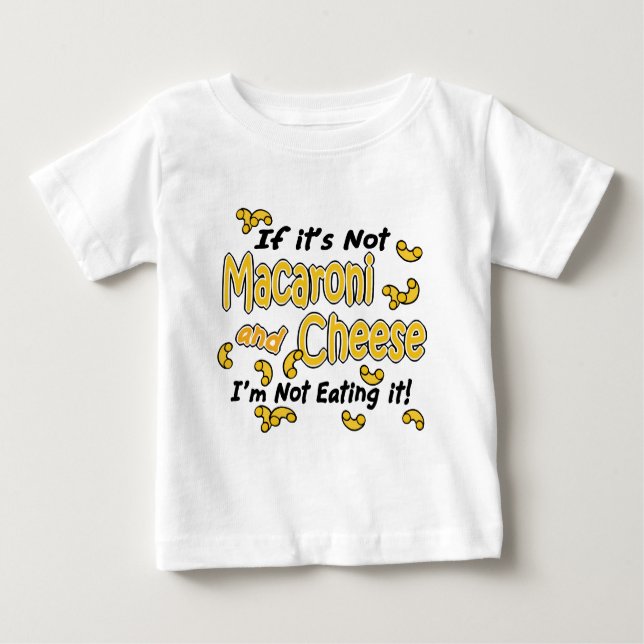 T-shirt Pour Bébé Macaroni et fromage (Devant)
