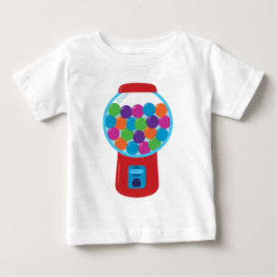 T-shirt Pour Bébé Machine à bonbons Gumball